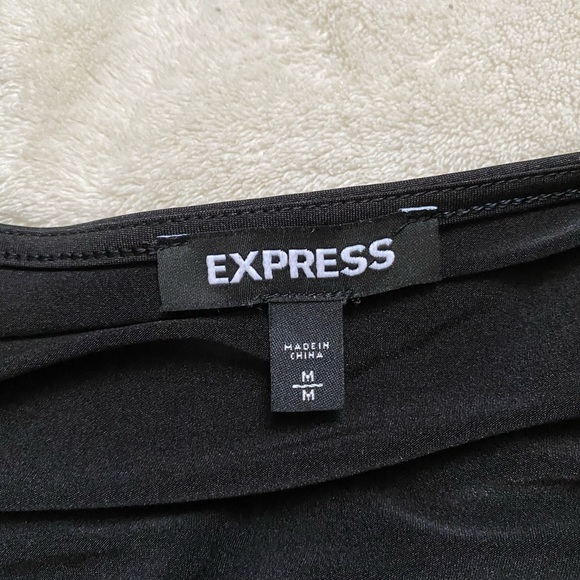 Black Express Balloon Sleeve Body Suit - Picture 2 of 2